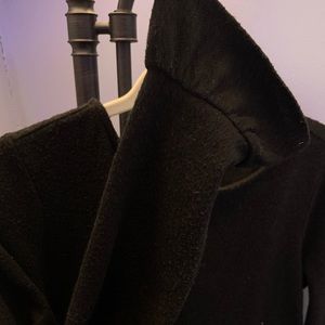 Black Sweater with Flared Sleeves